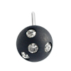 Ohrstecker 8mm mit Strass
